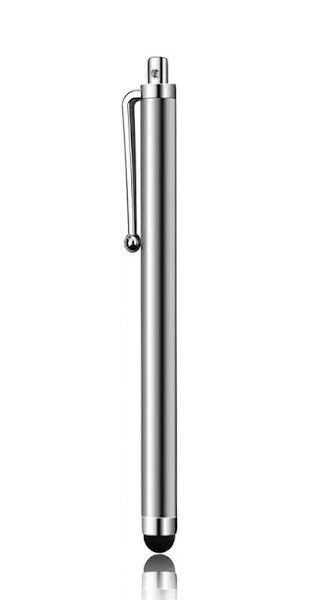 Стилус ємнісний c отвором для кріплення (Сріблястий)