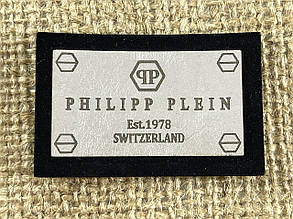 Нашивка Philipp Plein / Філіп Плейн 55х35 мм, фото 3