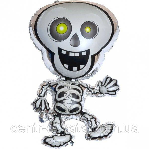 Фольгована кулька КНР (48х80,5 см) Скелет