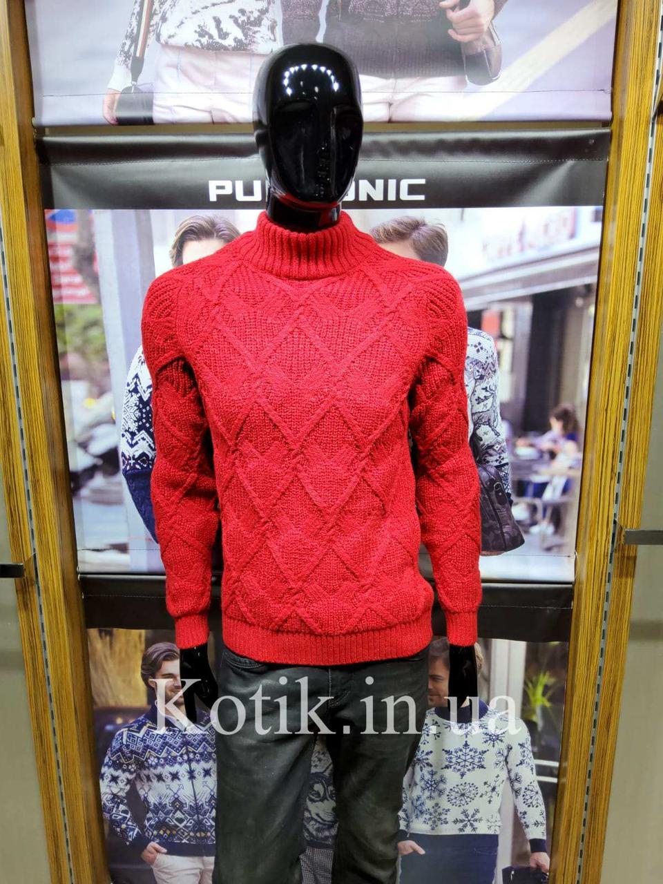 Светр чоловічий Pulltonic Коса Ромб