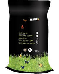 Добриво для газону Fertis НПК 17-6-11+МЕ 20 кг