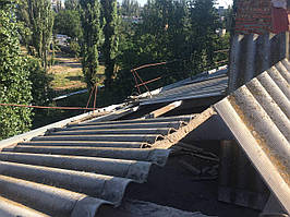 Демонтаж покрівлі, заміна покрівлі
