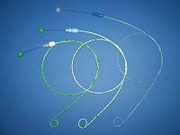 Сечовідний Катетер типу свинячий хвостик.