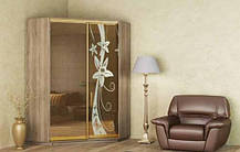 Шафа-купе кутовий 2Д Стандарт 110х110 h-240, ТМ Гарант, фото 5