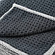 SGCB SGGD209 Waffle Weave Microfiber Car Drying Towel — Вафельна мікрофібра для сушіння, сіра 60 х 120 см, фото 6