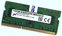 Оперативная память для ноутбука Micron DDR3L 4Gb 1600MHz PC3L-12800S CL11 (MT8KTF51264HZ-1G6P1) Б/У