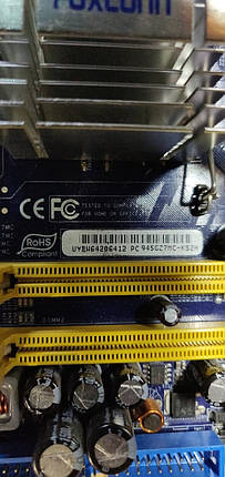 Мат. плата Foxconn 945GZ7MC-KS2H LGA775 i945GZ PCI-E+SVGA+LAN SATA MicroATX 2DDR2 № К210608, фото 3