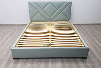 Кровать двуспальная Стелла, двуспальная кровать с мягким изголовьем для спальни Шик Галичина