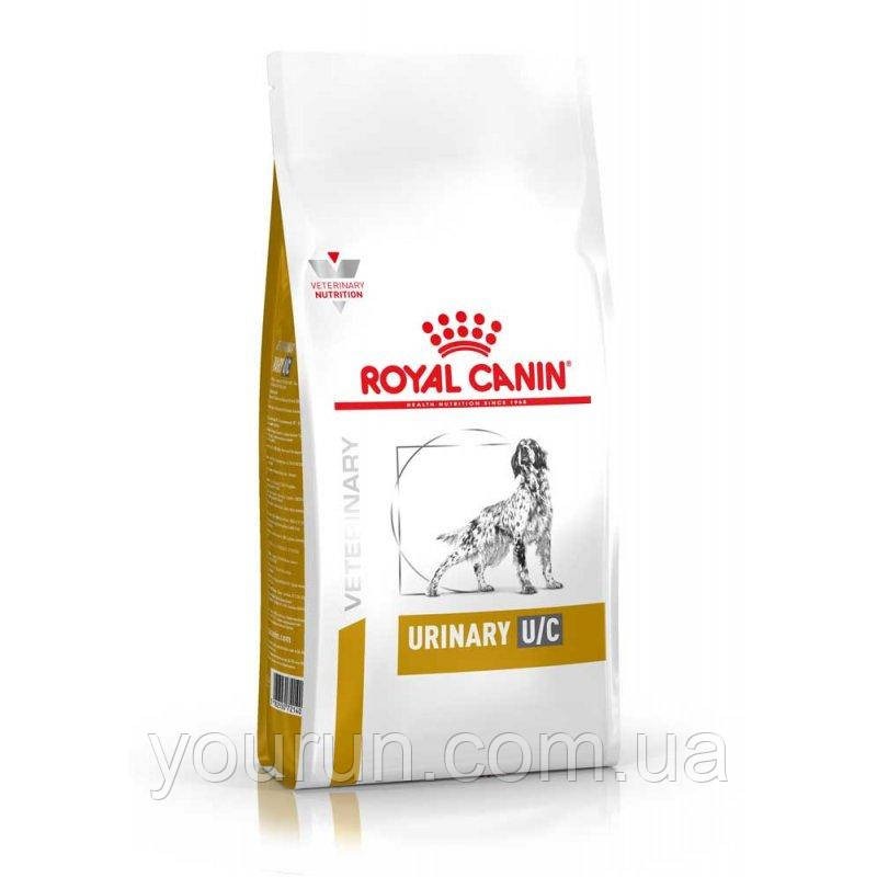 Royal Canin Urinary U/C Dog - Сухий лікувальний корм для собак при захворюваннях сечовидільної системи 14 кг