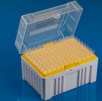 Наконечники 300 мкл з фільтром для піпет-дозатора Універсальні стерильні без ДНКаз РНКаз (96 шт в штативі)