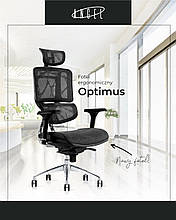 Офісне ергономічне крісло ANGEL Optimus Black