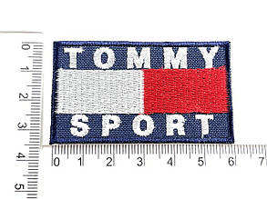 Нашивка Tommy Sport 60х35 мм, фото 2