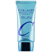 Сонцезахисний крем для обличчя з колагеном Enough Collagen Moisture Sun Cream SPF 50+ PA+++ 50 г