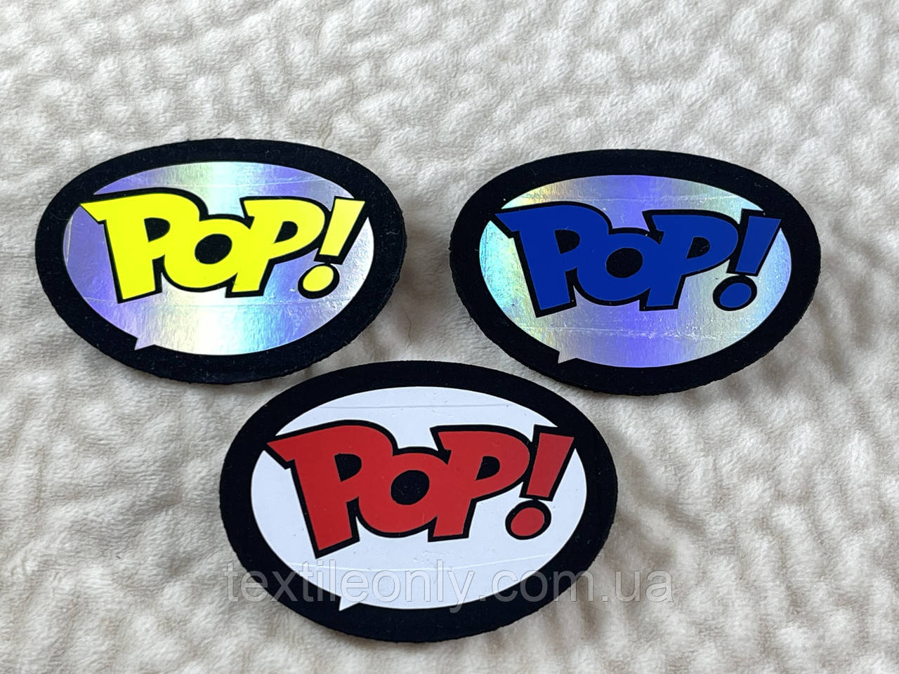Нашивка Pop it 60х45 мм різні види