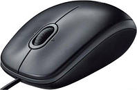 Мышь Logitech B100 Optical USB Mouse black (910-003357)