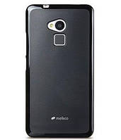 Чехол Melkco Poly Jacket TPU Case HTC One Max / T6 Black Mat Ver.2 (O2OMAXTULT2BKMT) + пленка