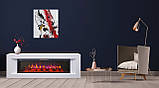 Камінокомплект ArtiFlame LINE AF50 БІЛИЙ Б'ЯНКО зі звуком, фото 5
