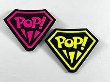 Нашивка Pop it 60х50 мм різні види, фото 2