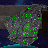 Плед світний у темряві, розмір 120х150 см, фото 3