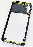 Рамка корпусу Samsung A750F Galaxy A7 2018, чорна