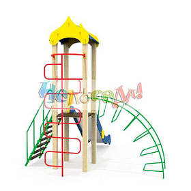 Дитячий ігровий майданчик Гномік для малюків у формі вежі