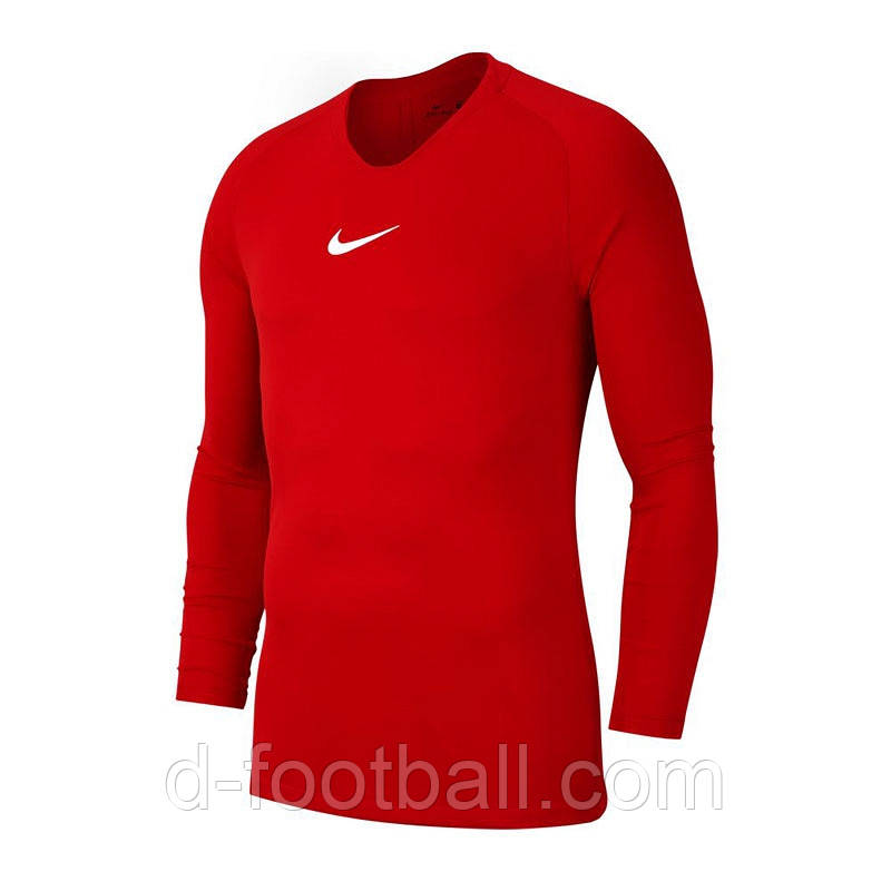 Дитяча компресійна термофутболка Nike Dry Park First Layer LS AV2611-657, Червоний, Розмір (EU) — 164cm, фото 1