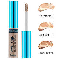 Консилер для обличчя з колагеном Enough Collagen Cover Tip Concealer #02, 9 г, фото 3