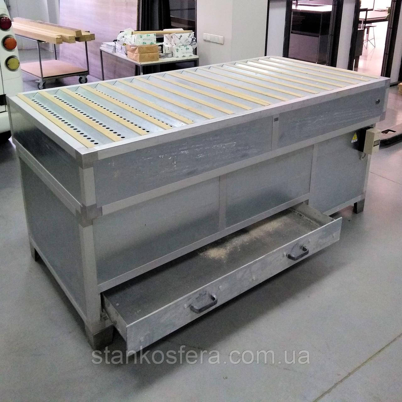 Шлифовальный стол бу с вытяжкой для ручного шлифования фасадов и ...