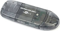 Картридер внешний Gembird FD2-SD-1 USB 2.0 (SD/MMC/RS-MMC)