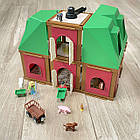 Набір для дерев'яної залізниці Ферма Farme PlayTive 75 ел Німеччина, фото 4