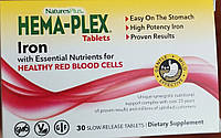 Hema-Plex, 30 таблеток із тривалим вивільненням Nature's Plus
