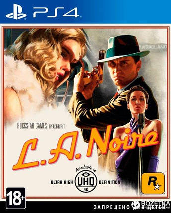 Гра для ігрової консолі Play Station 4, L.A. Noire (БУ), фото 1
