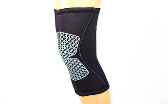 Наколінник еластичний із неопрену 1 шт. Zelart ВС-5664-GR, Чорний, Розмір (EU) — XL
