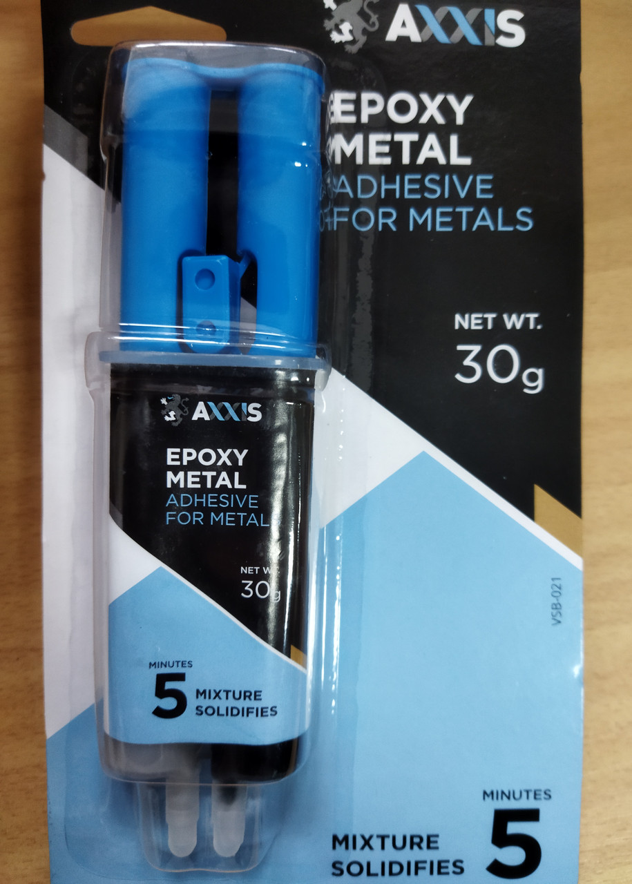 Клей для металу шприц 30г, Epoxy-Metal, фото 1
