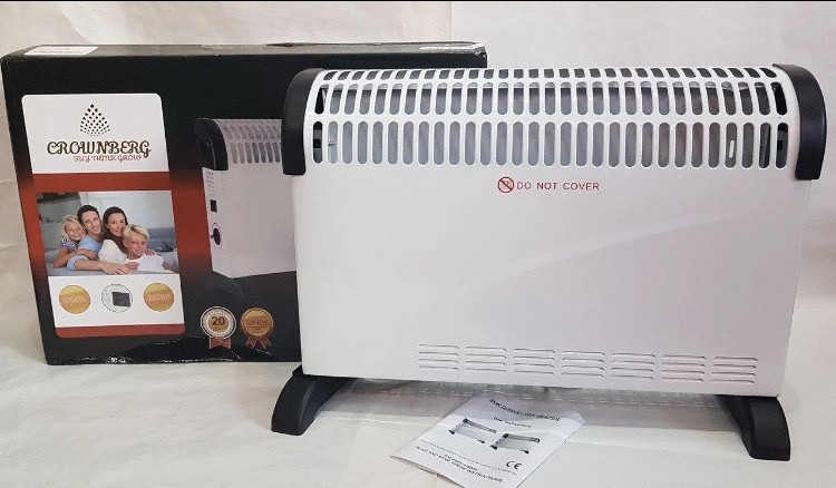 Конвектор Crownberg CB-2000 Вт нагрівач нагрівач, фото 1