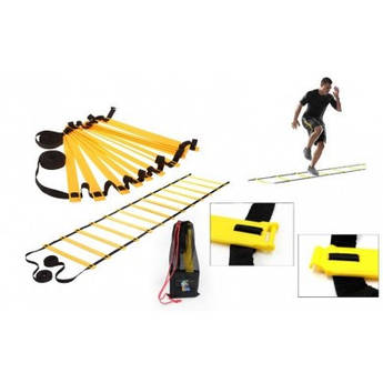 Драбина для тренувань швидкості 6 ступенів C-4893, Жовтий, Розмір (EU) — 1SIZE