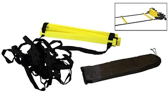 Драбина для тренування швидкості 10 м (20 ступенів) C-4607-Y, Жовтий, Розмір (EU) — 1SIZE