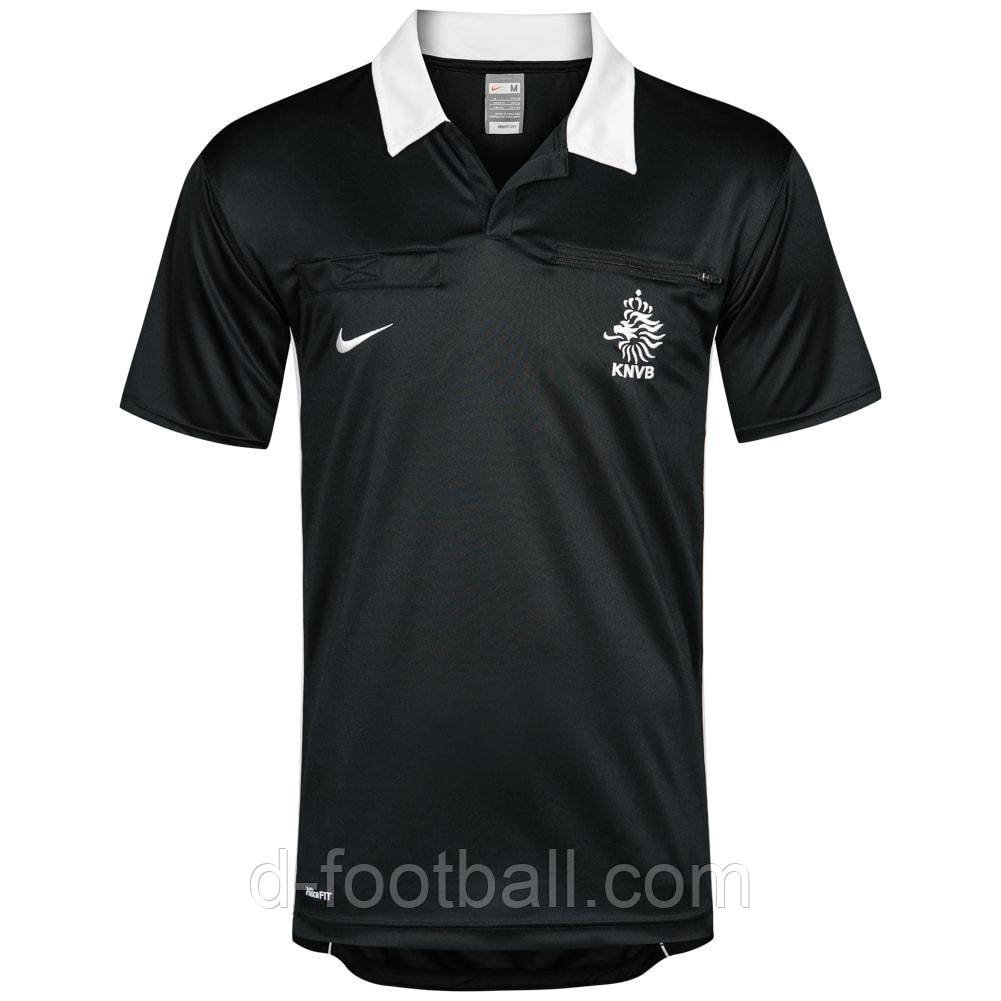 Футболка Nike Referee Jersey Netherlands KNVB 258399-010, Чорний, Розмір (EU) — S