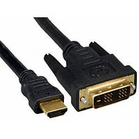 Кабель HDMI на DVI 4.5 м. СС-HDMI-DVI-15 Gembird, позолоченные коннекторы