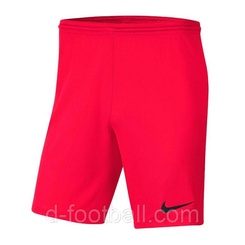 Дитячі шорти NIKE PARK III BV6865-635, Червоний, Розмір (EU) — 140 cm
