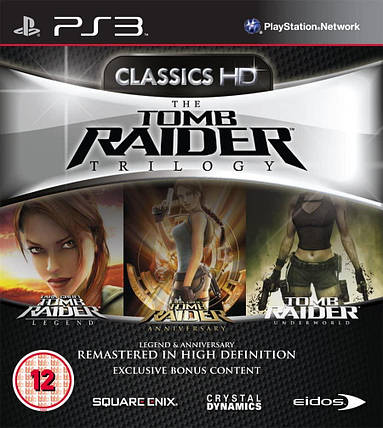 Гра для ігрової консолі Play Station 3, The Tomb Raider Trilogy (БУ), фото 1