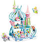 Конструктор для дівчинки замок SLUBAN, парк розваг, фігурки, 447 деталей M38-B0898, фото 5