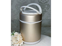 💜Термос для їжі двоярусний 1600 мл Ланч-бокс для їжі, відмінної якості, стильний, красивий