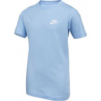 Дитяча футболка Nike B NSW TEE EMBFUTURA AR5254-436, Блакитний, Розмір (EU) — 128 cm