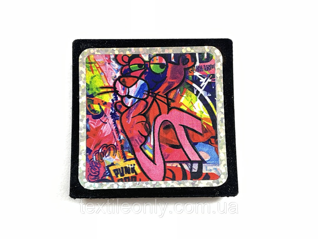 Нашивка Pink Pink panther ~ Рожева пантера 50х50 мм