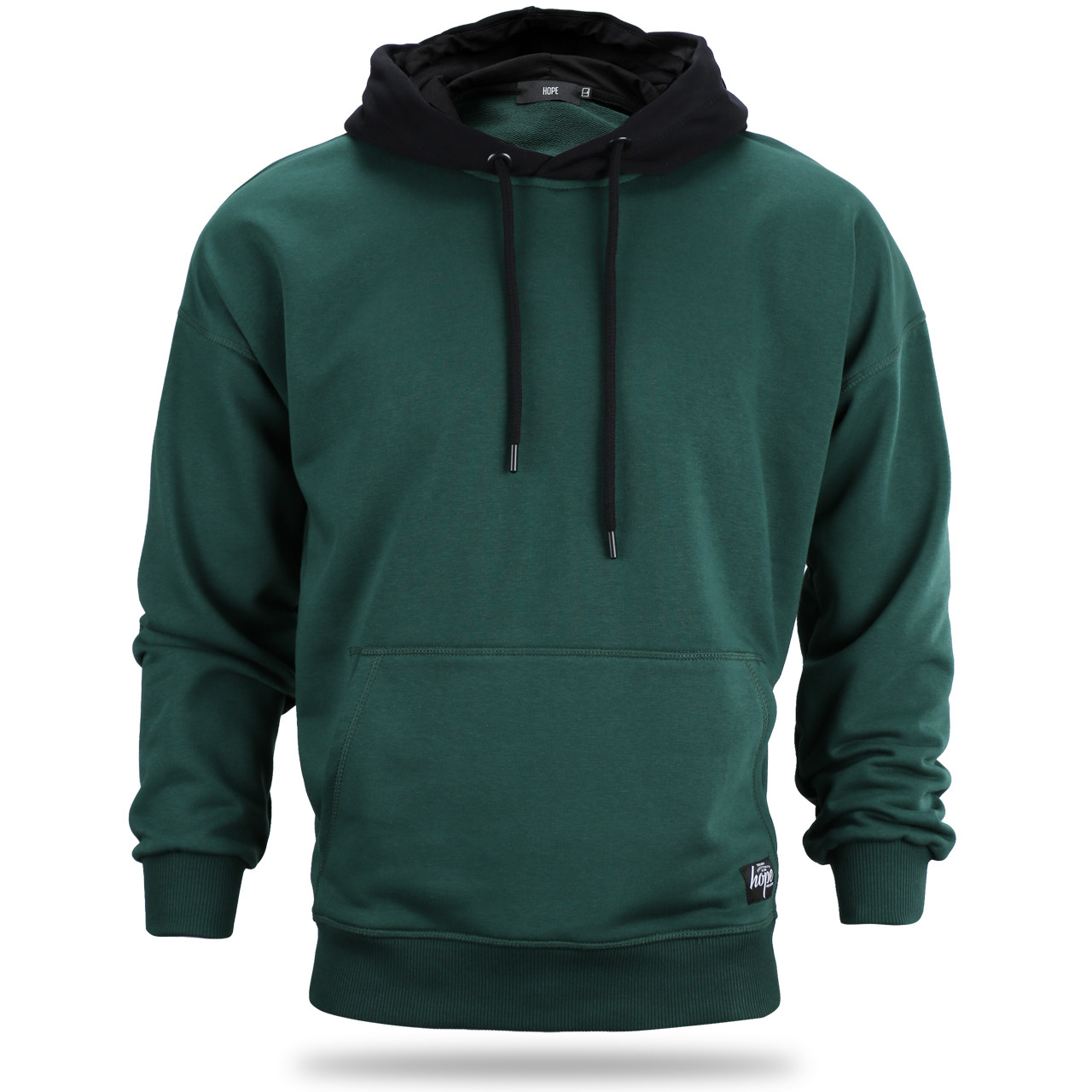 Худі чоловіче т зелений/чорний HOPE Т-1 DGRN/BLK L (Р) 20-566-101