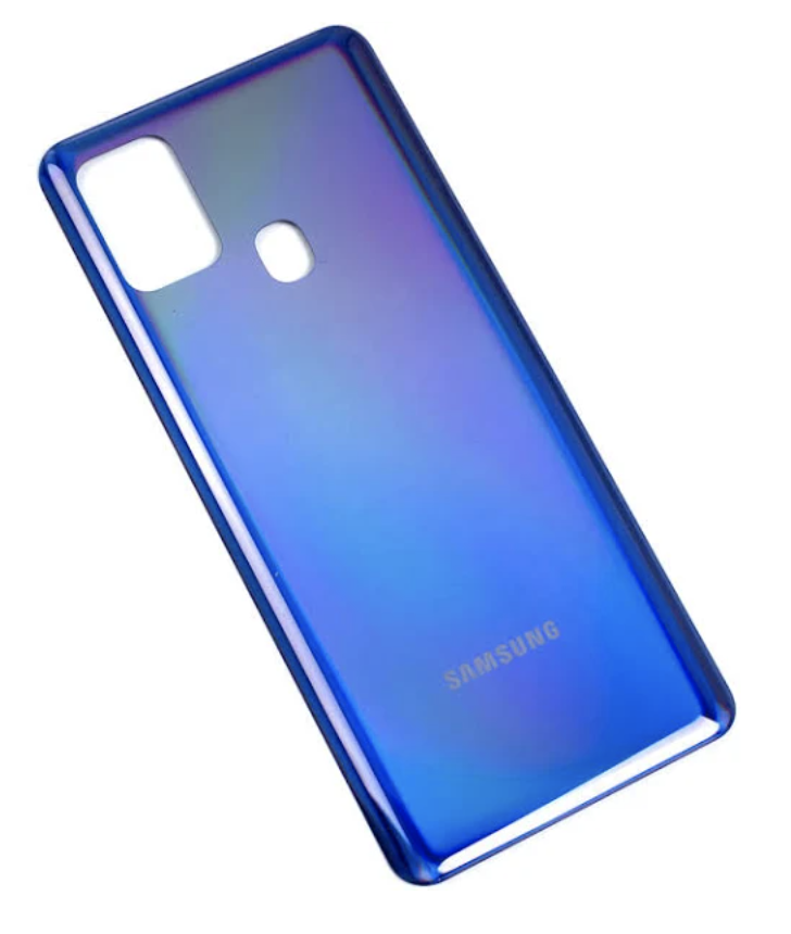Задня кришка Samsung A217F Galaxy A21s, синя, оригінал, фото 1