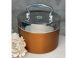 💜Термос для їжі 1300 мл Ланчбокс для їжі в асортименті Коричневий