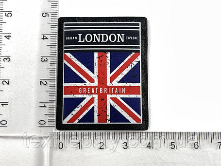 Нашивка Лондон ~ London 40х50 мм, фото 2