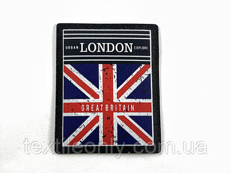 Нашивка Лондон ~ London 40х50 мм, фото 1